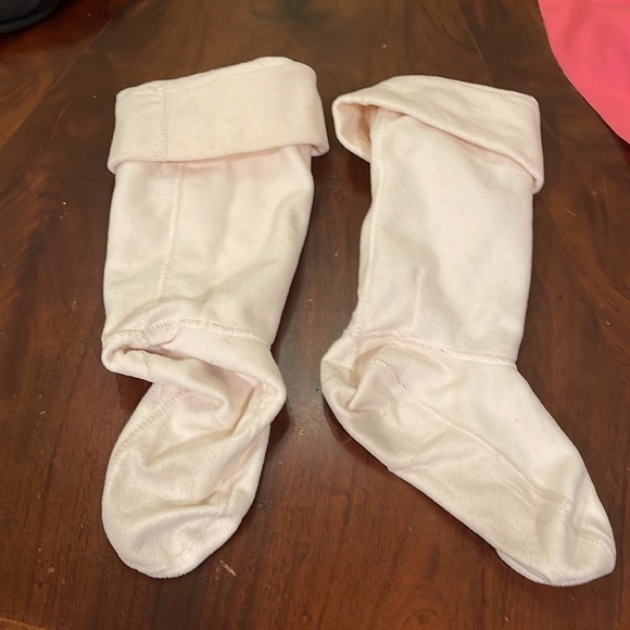 Hunter size large cream colored boot fleece inserts - Picture 3 of 3